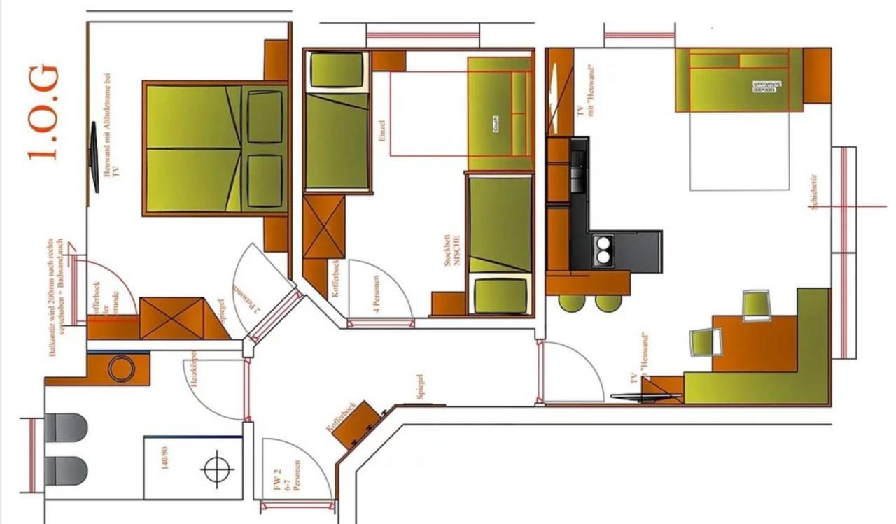 Haughof Apartement Laerchenweide Верано Экстерьер фото